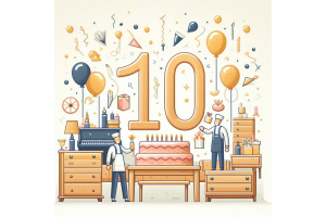 Celebrating 10 Years of Fitting Furniture! Celebrating 10 Years of Fitting Furniture!
